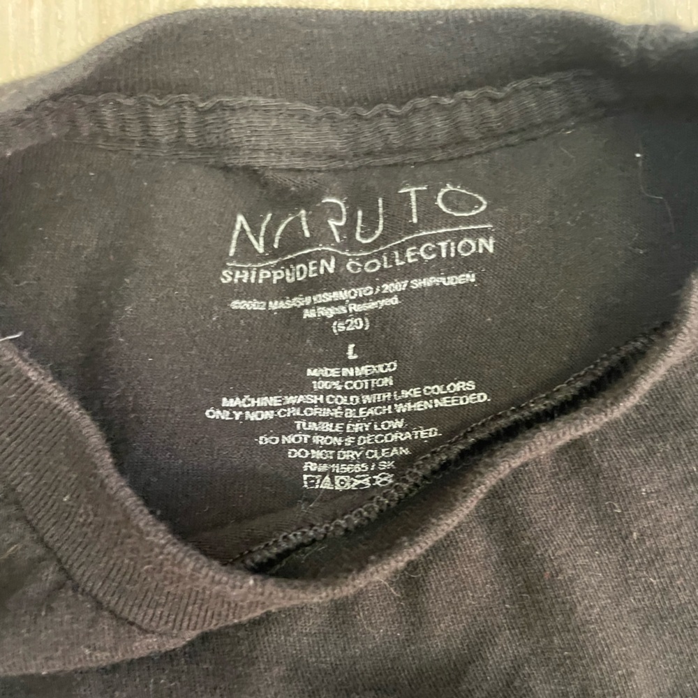 Naruto Youth Boy’s Black Graphic Tee - Picture 8 of 8